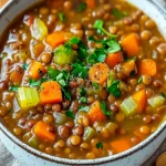 Cozy Lentil Soup Recipe – A Warm Bowl of Comfort First Image First Image