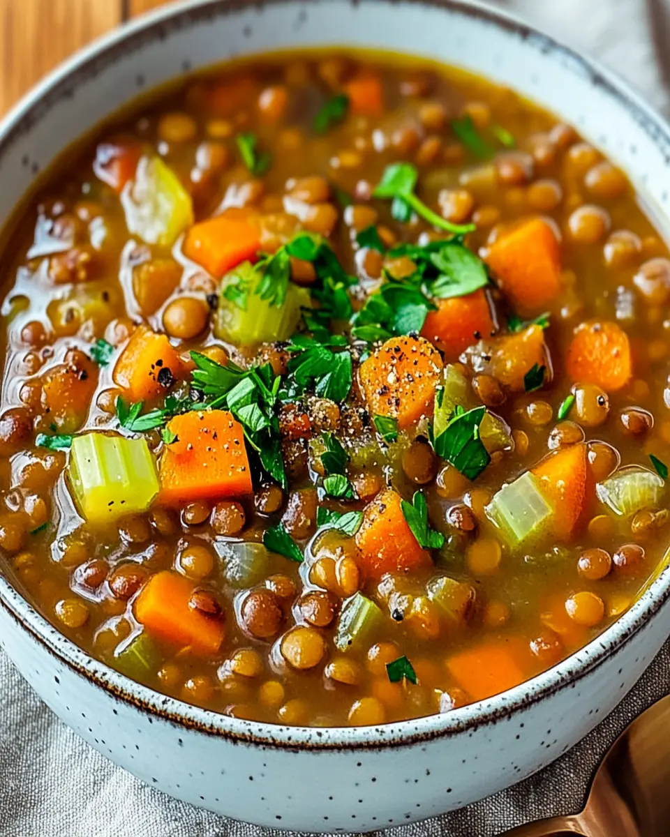 Cozy Lentil Soup Recipe – A Warm Bowl of Comfort First Image First Image