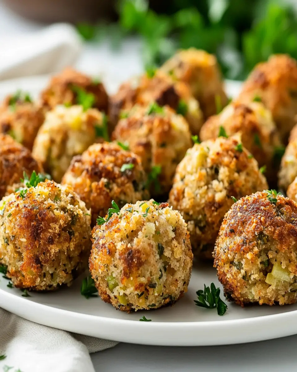Stuffing Balls Recipe First Image First Image
