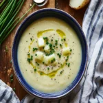 Slow cooker leek and potato soup for cozy weeknight dinners First Image First Image