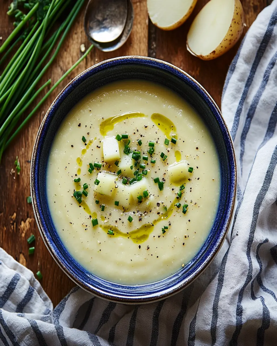 Slow cooker leek and potato soup for cozy weeknight dinners First Image First Image