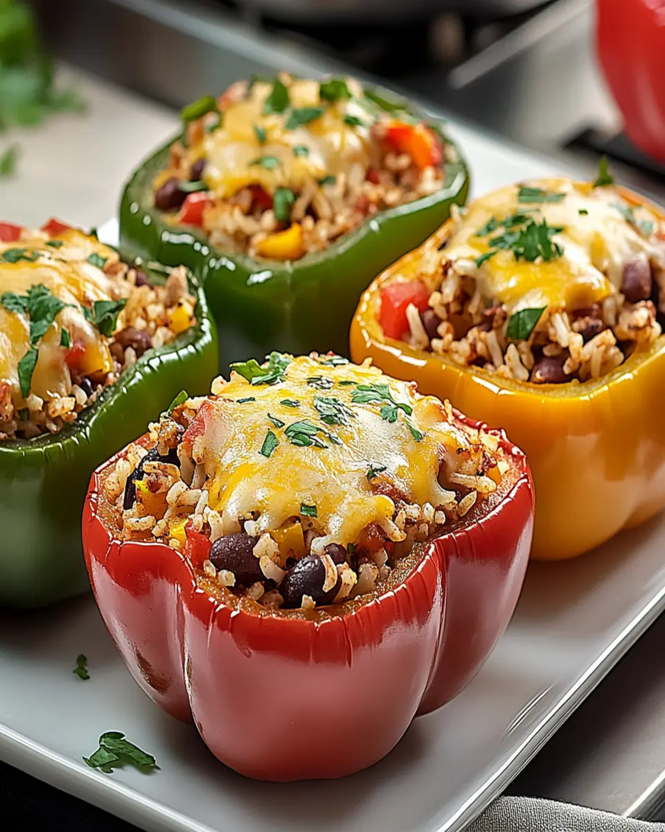 Savory Slow Cooker Stuffed Bell Peppers Recipe Delight First Image First Image