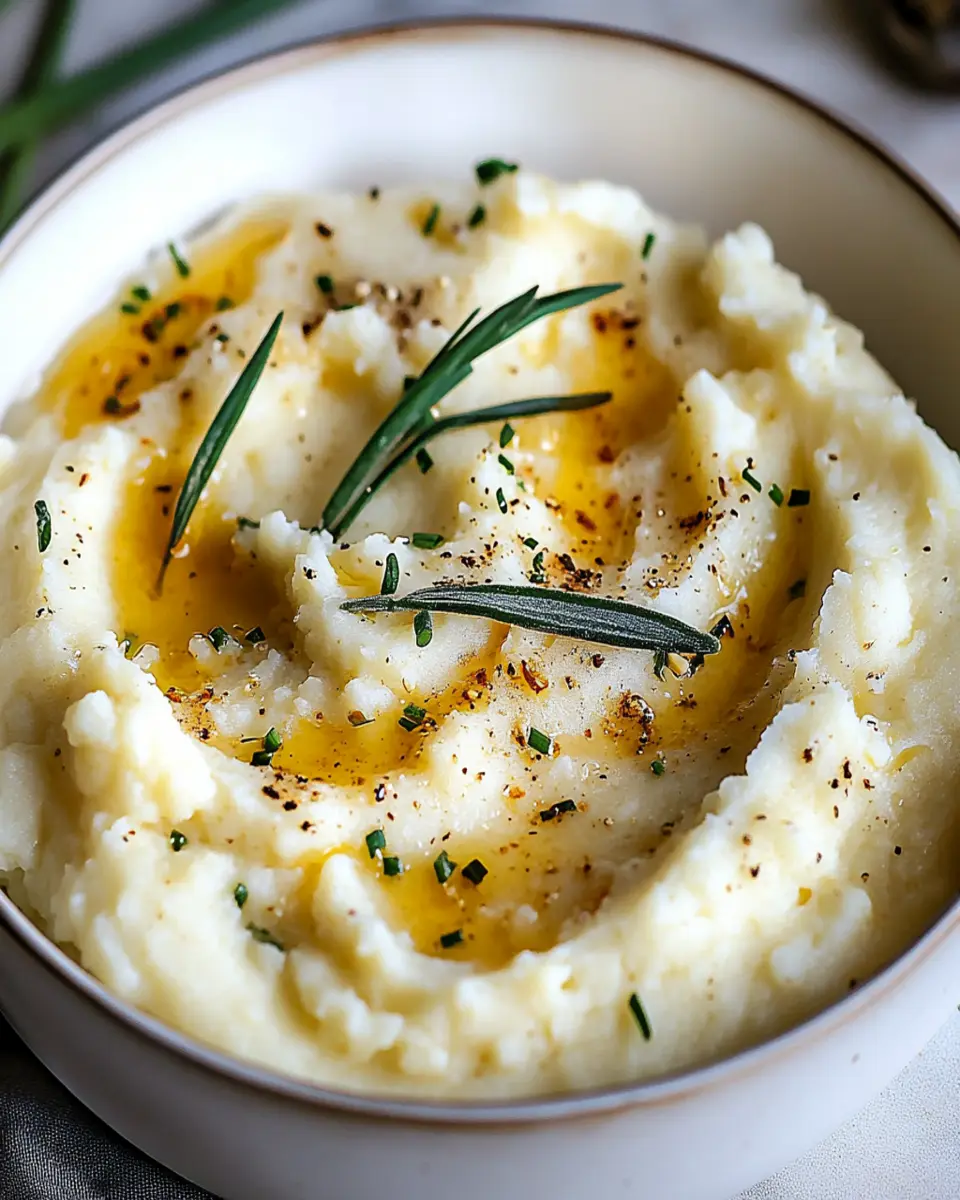 Indulge in Brown Butter Mashed Cauliflower Delight First Image First Image