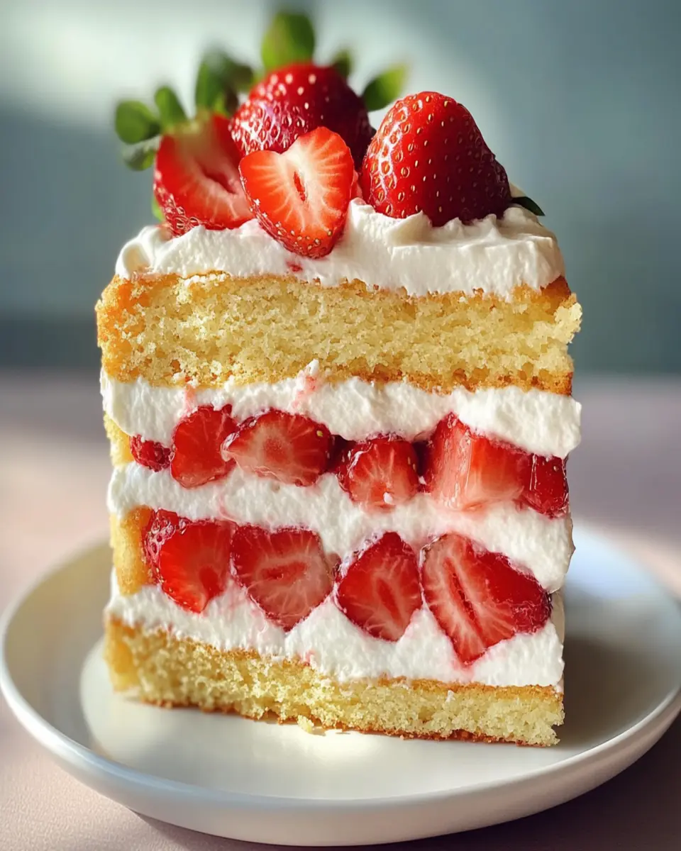 Unforgettable Strawberry Shortcake Cake in 5 Simple Steps First Image First Image