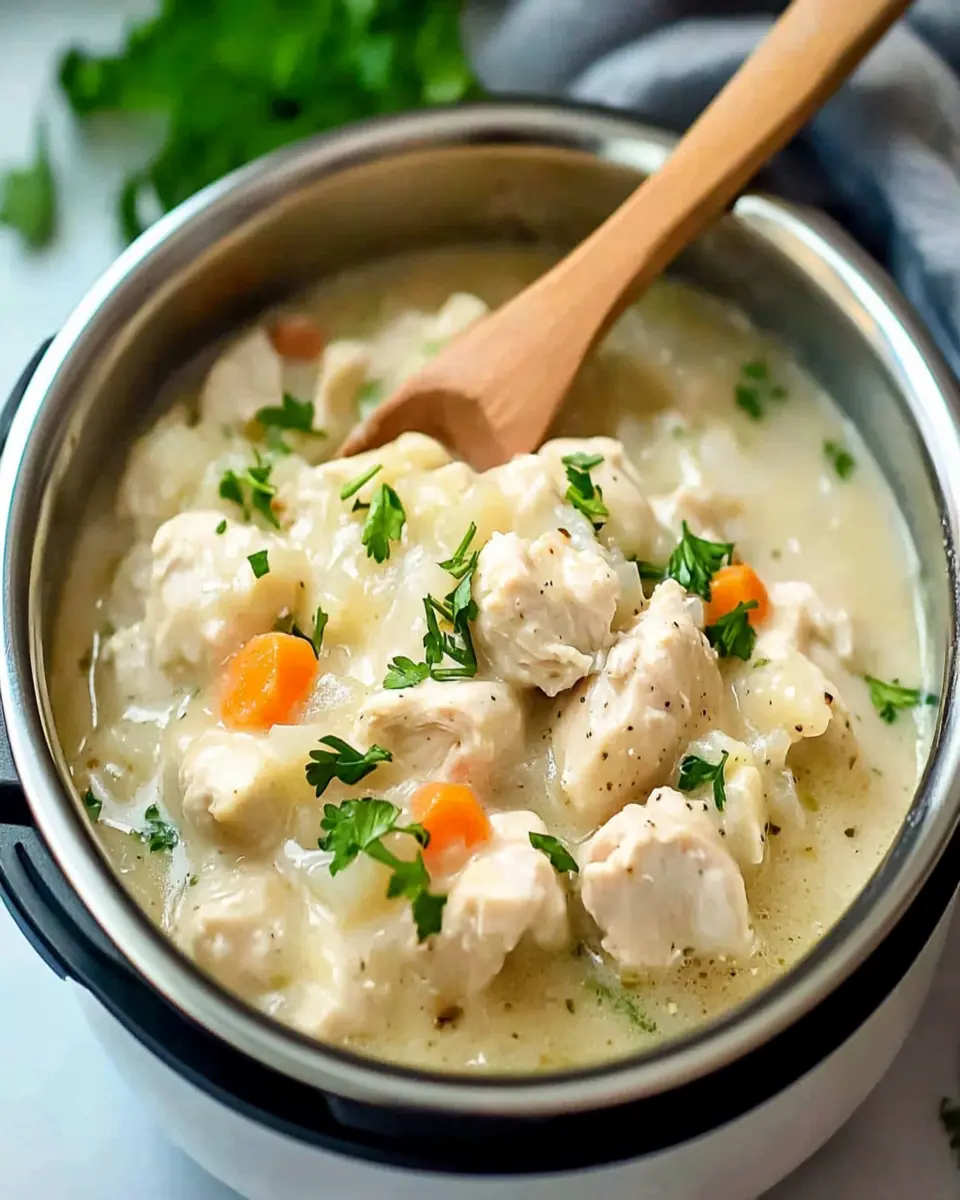 Instant Pot Chicken and Dumplings First Image First Image