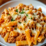 Cheesy Ground Turkey Pasta First Image First Image