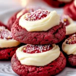 Irresistible Red Velvet Cookies with Cream Cheese Frosting First Image First Image