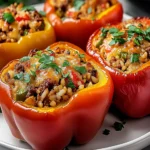 Savory Slow Cooker Stuffed Bell Peppers Recipe Delight First Image First Image