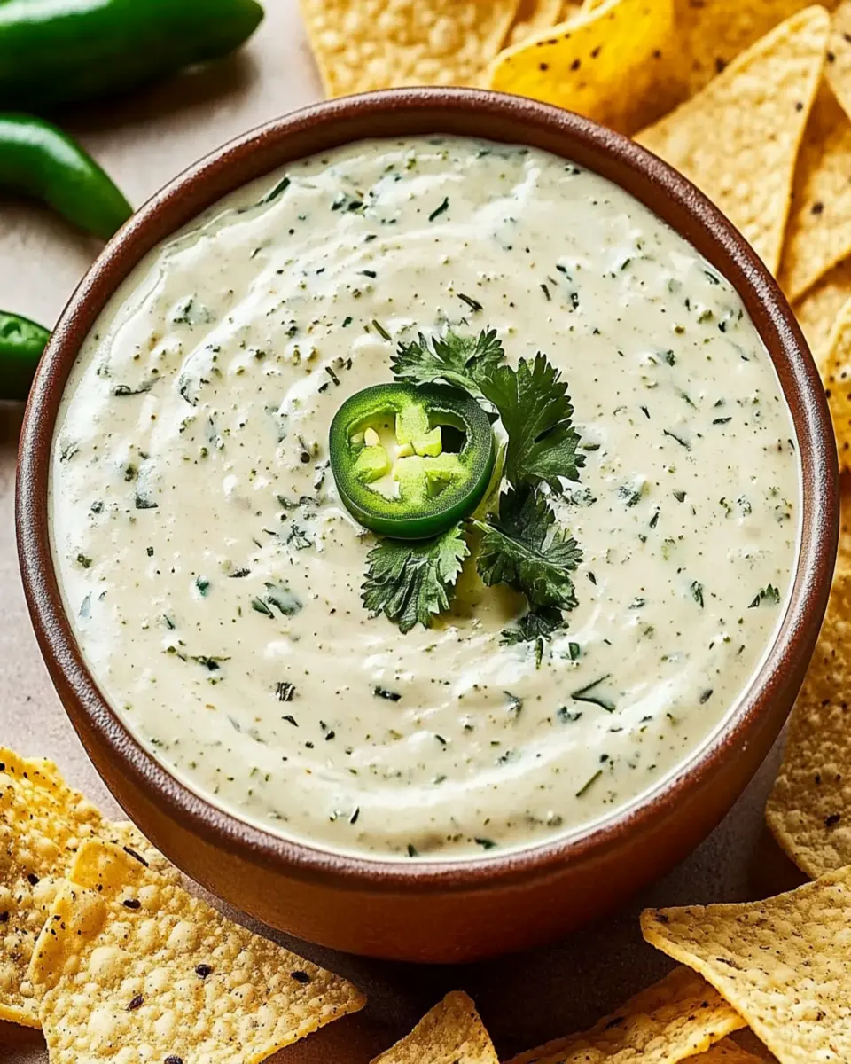 Irresistible Copycat Chuy’s Creamy Jalapeno Ranch Dip First Image First Image