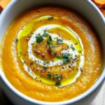 Irresistible Vegan Carrot and Sweet Potato Soup Recipe First Image First Image