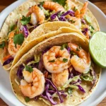 Irresistible Shrimp Tacos with Cabbage Slaw Recipe First Image First Image