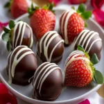 Indulge in Valentine’s Day Chocolate Covered Strawberries First Image First Image