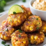 Irresistible Sweet Corn Fritters with Chili Lime Aioli First Image First Image