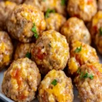 Rotel Cream Cheese Sausage Balls First Image First Image