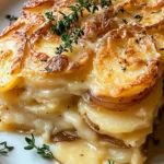 Indulgent French Onion Scalloped Potatoes Recipe First Image First Image
