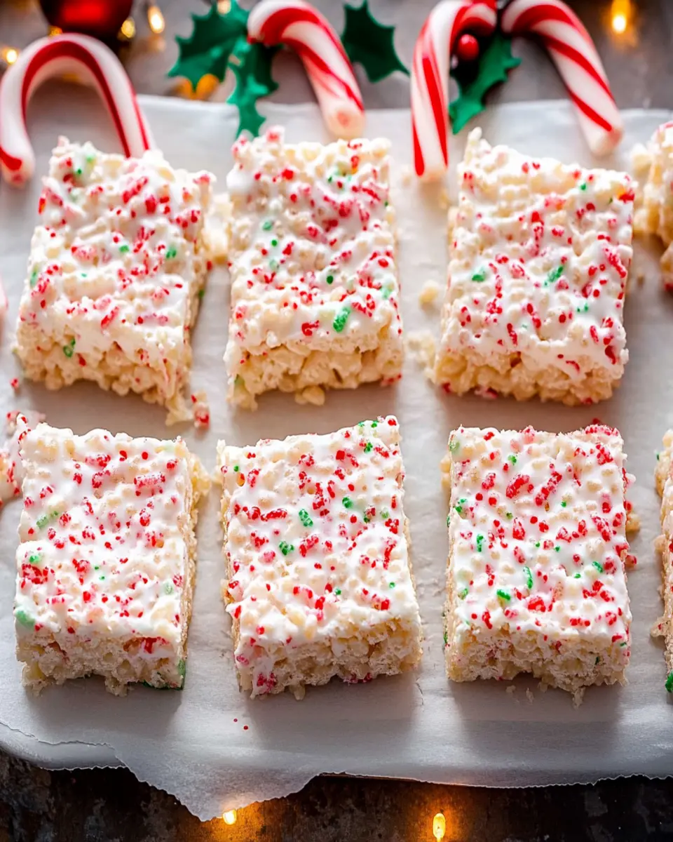 Peppermint Rice Krispie Treats First Image First Image