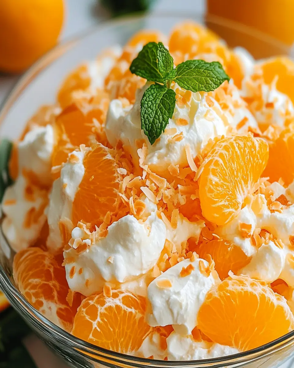 Refreshing Orange Dreamsicle Salad Recipe for Summer Bliss First Image First Image