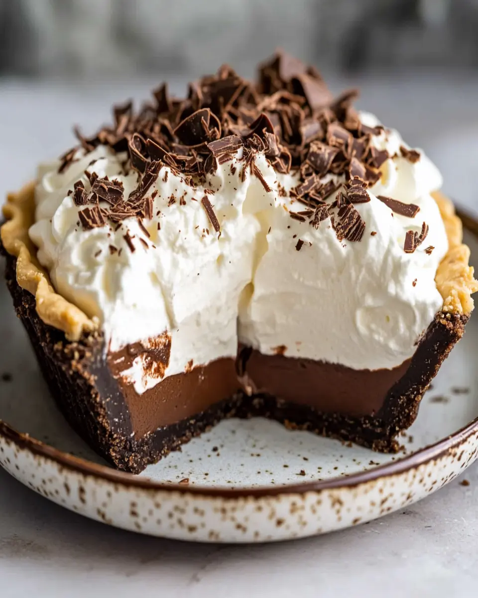 Chocolate Cream Pie First Image First Image