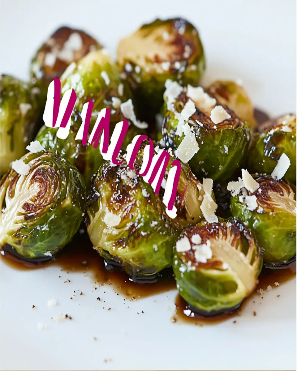 Maple Balsamic Roasted Brussels Sprouts First Image First Image