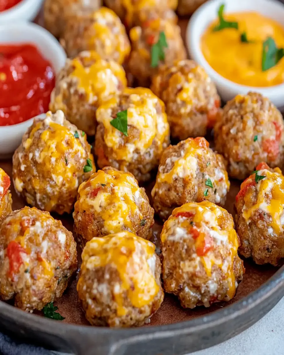 Rotel Cream Cheese Sausage Balls First Image First Image