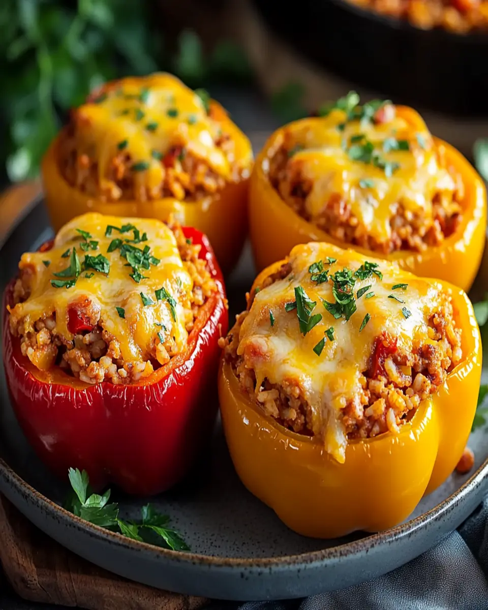 Ground Turkey Stuffed Peppers First Image First Image