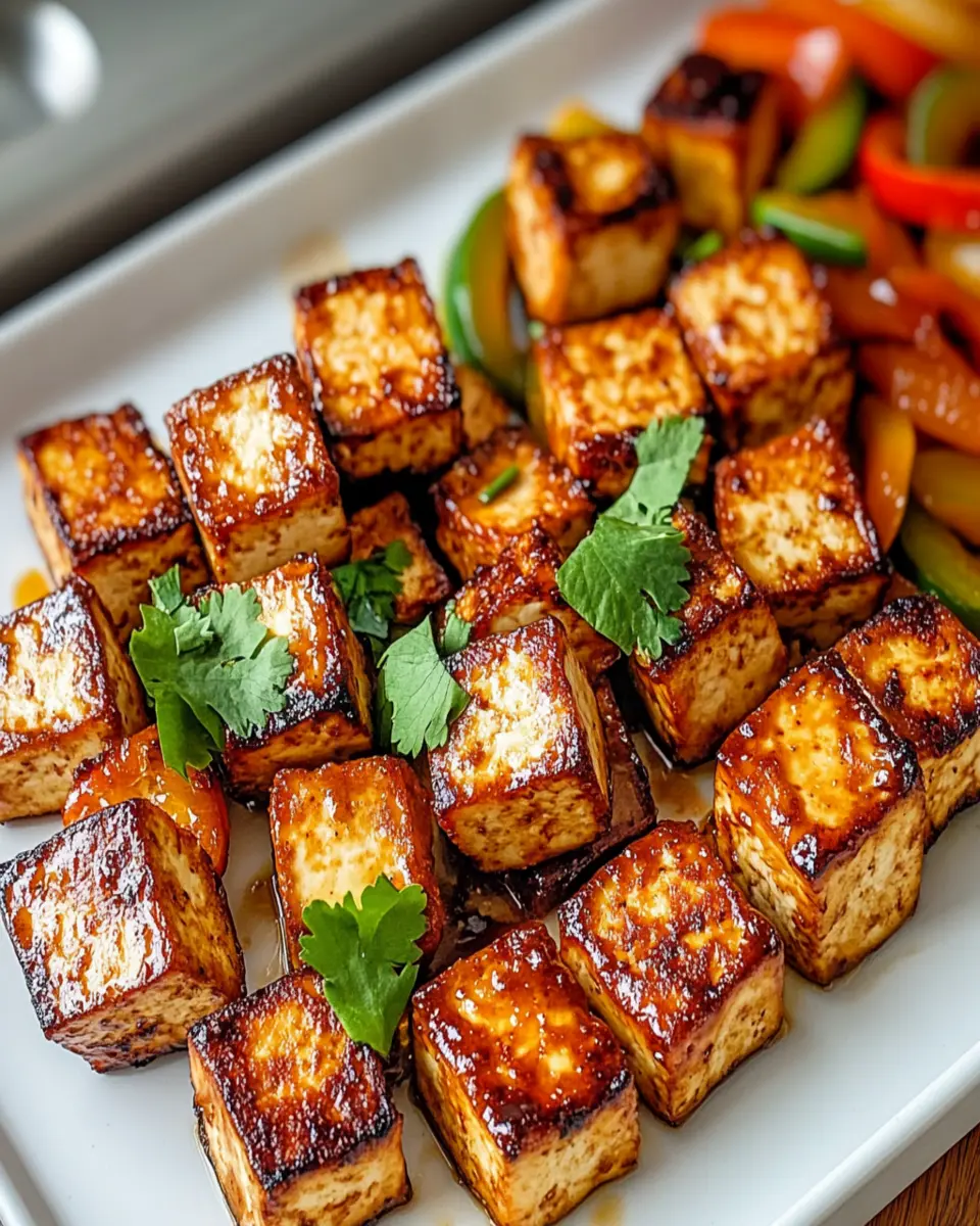 Spicy Roasted Tofu Recipe First Image First Image
