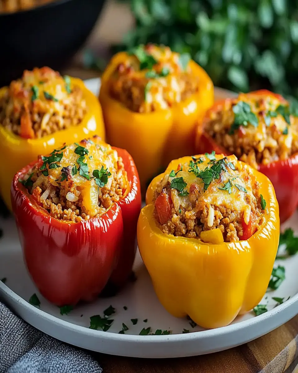 Ground Turkey Stuffed Peppers First Image First Image