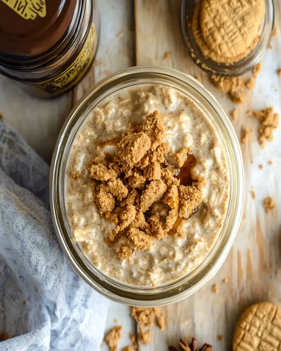 Creamy Gingerbread Overnight Oats, Dietitian Recipe First Image First Image