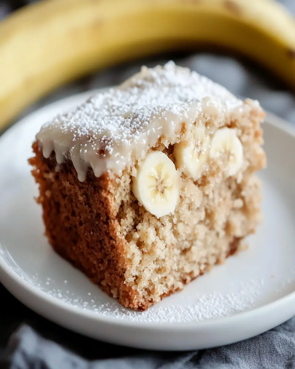 Easy 3 Ingredient Banana Cake (Made with Cake Mix) First Image First Image