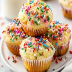Homemade Funfetti Muffins Recipe With Sprinkles First Image First Image
