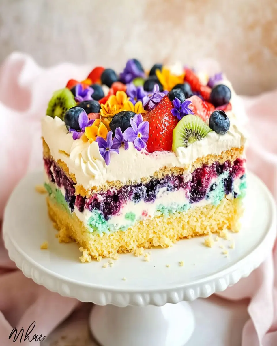 Spring Poke Cake Recipe First Image First Image