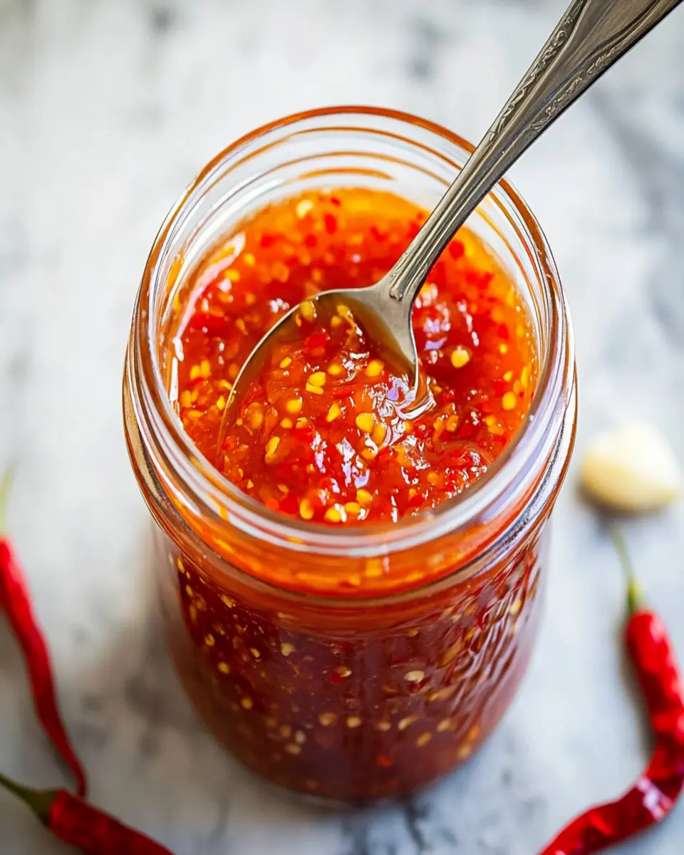 Homemade Thai Sweet Chili Sauce (VIDEO) First Image First Image