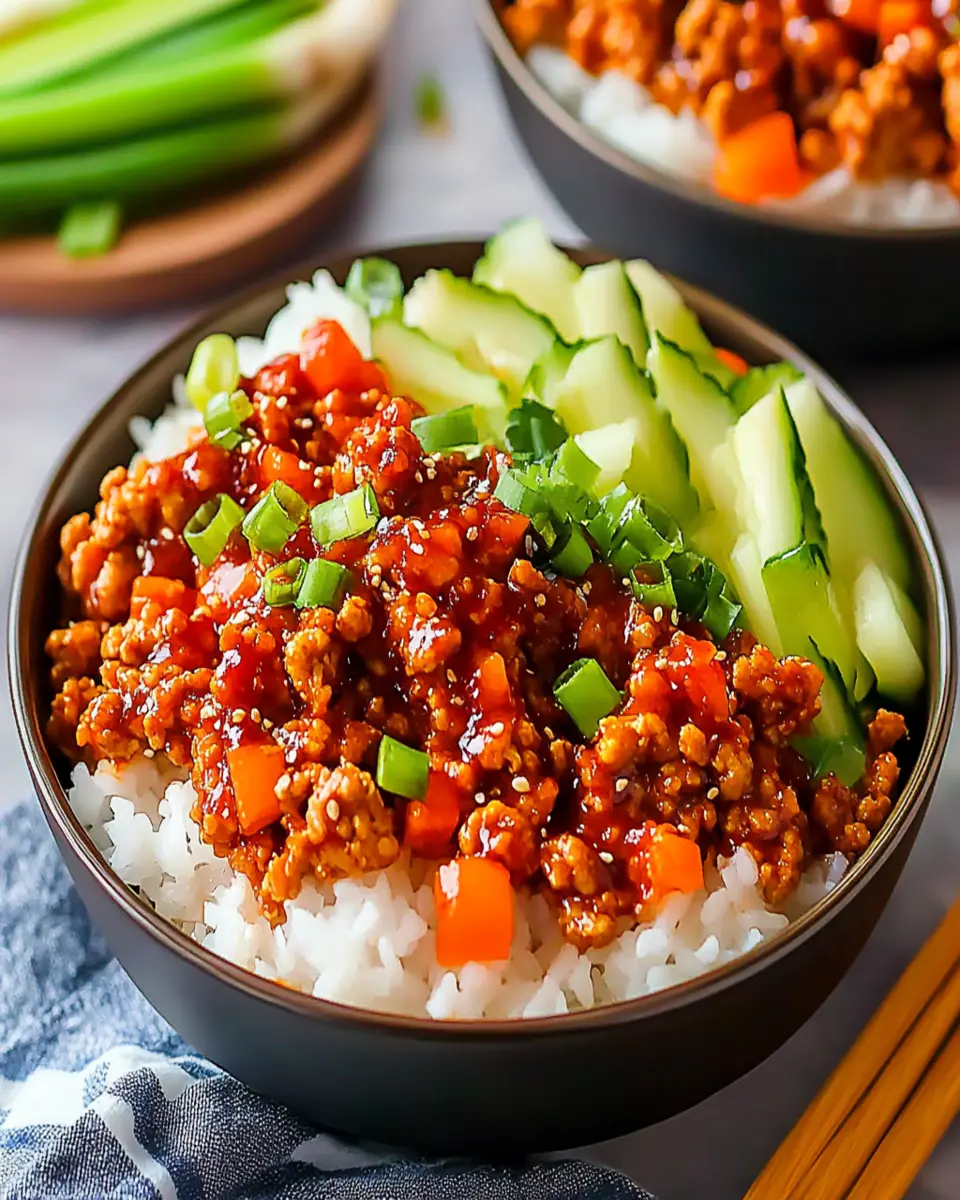 Protein Firecracker Ground Chicken Bowls First Image First Image