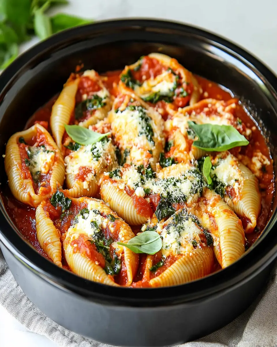 Crockpot Stuffed Shells First Image First Image