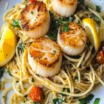 Scallop Pasta with Lemon & Herbs First Image First Image