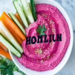 Fresh Radish Hummus: A Colorful and Creamy Dip Delight First Image First Image