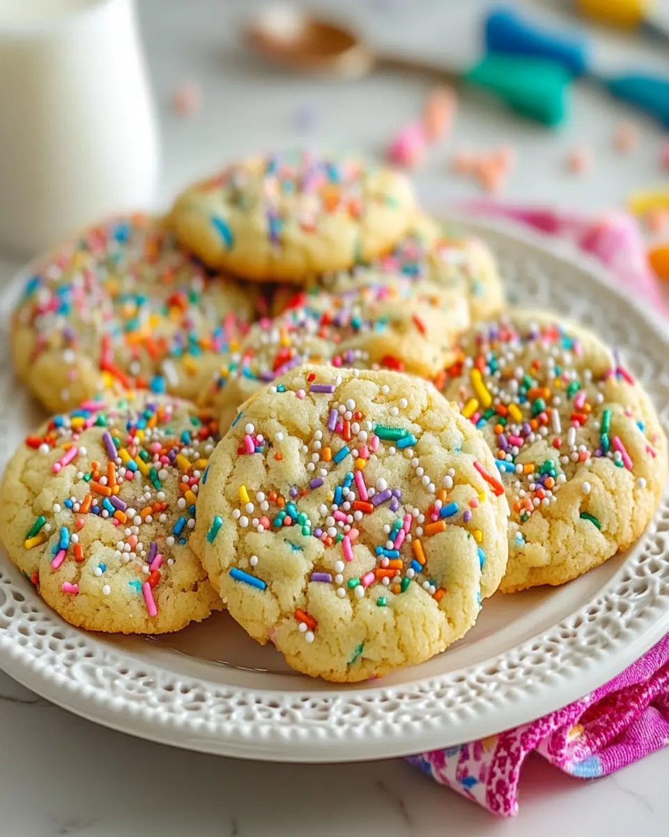 Easy Funfetti Sugar Cookies First Image First Image