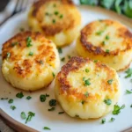 Cheesy Mashed Potato Cakes First Image First Image