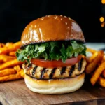 Oktoberfest Maple Mustard Chicken Burger Bliss in Minutes First Image First Image