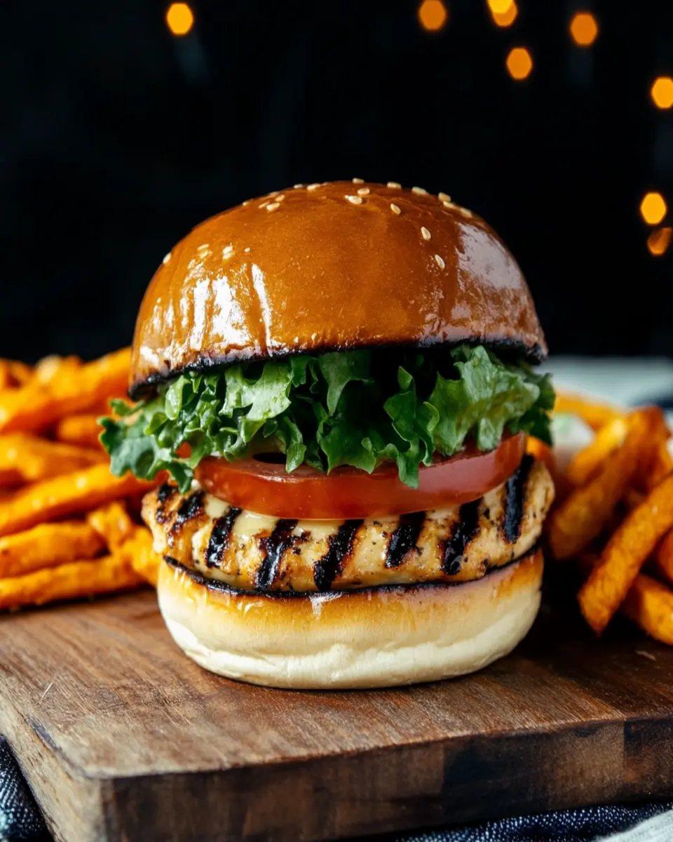 Oktoberfest Maple Mustard Chicken Burger Bliss in Minutes First Image First Image