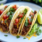 Ground Beef Tacos First Image First Image