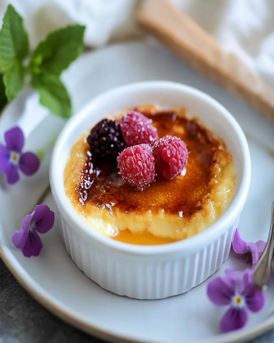 The Best Homemade Crème Brûlée First Image First Image