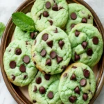 Mint Chocolate Chip Cookies First Image First Image