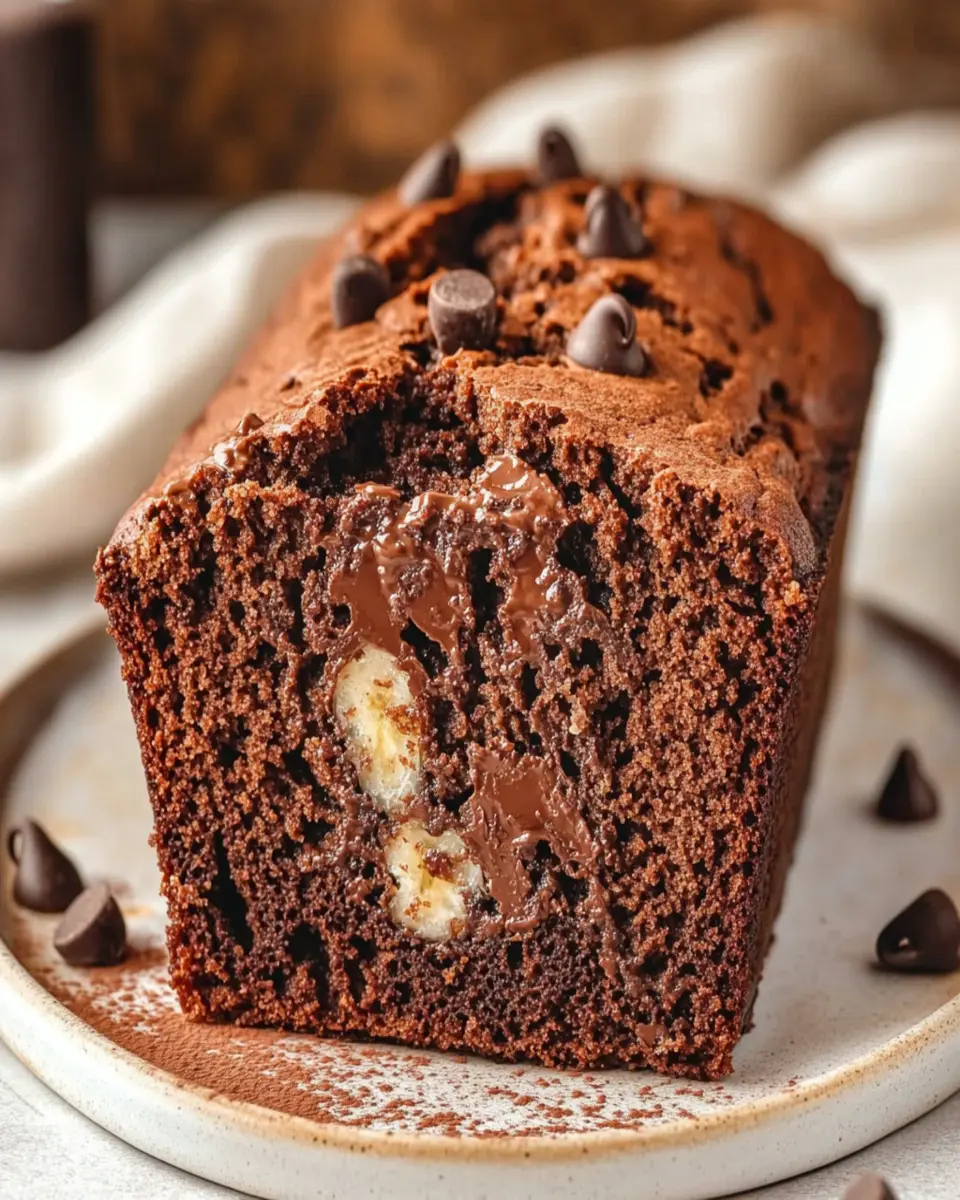 Triple Chocolate Banana Bread First Image First Image