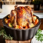 Rotisserie Chicken in Oven First Image First Image