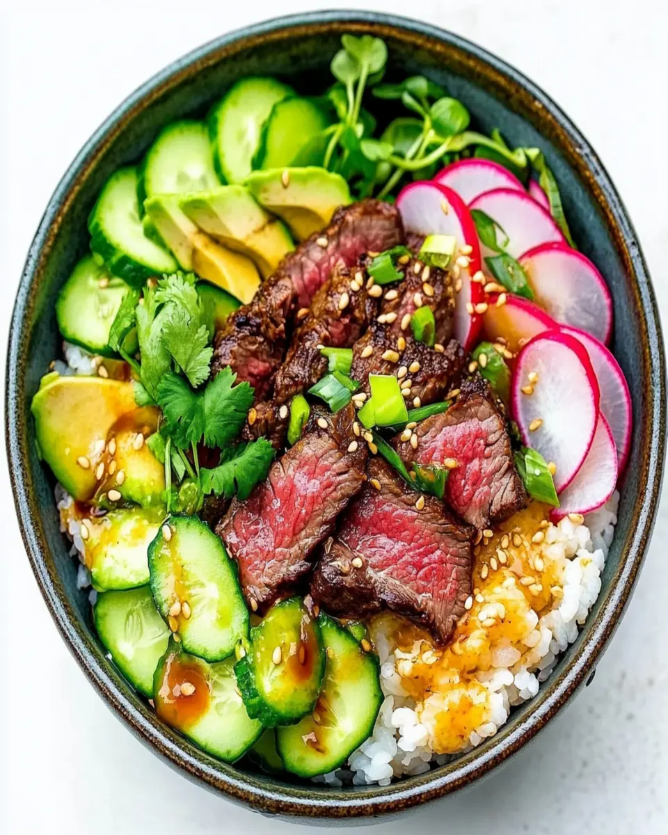 Seared Steak Poke Bowl First Image First Image