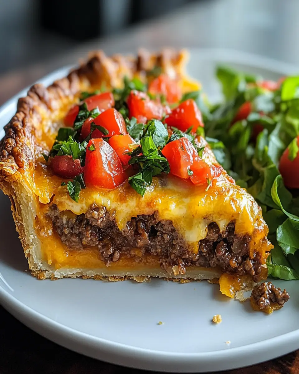 Irresistible Cheeseburger Pie Recipe Ready in 35 Minutes First Image First Image