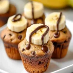 Mini Peanut Butter Banana Protein Muffins First Image First Image