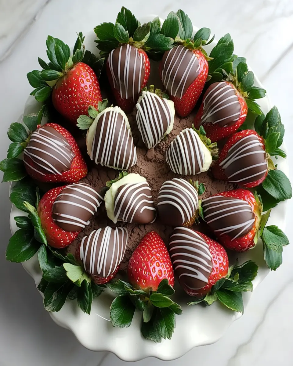 Decadent Chocolate Covered Strawberries Recipe First Image First Image