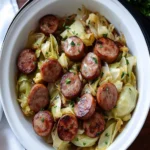 Slow Cooker Cabbage and Sausage First Image First Image